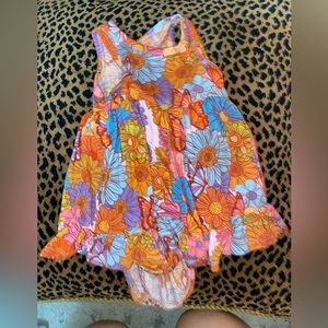 Posh peanut Meadow twirl romper